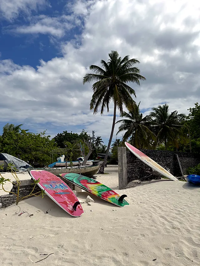 Feridhoo — la guesthouse e l'isola