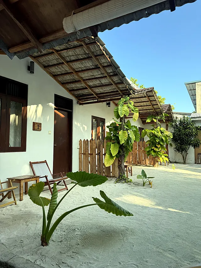Feridhoo — la guesthouse e l'isola