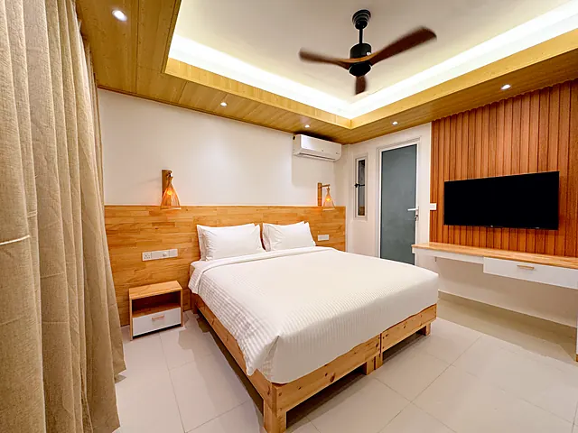 Gaafaru — la guesthouse e l'isola