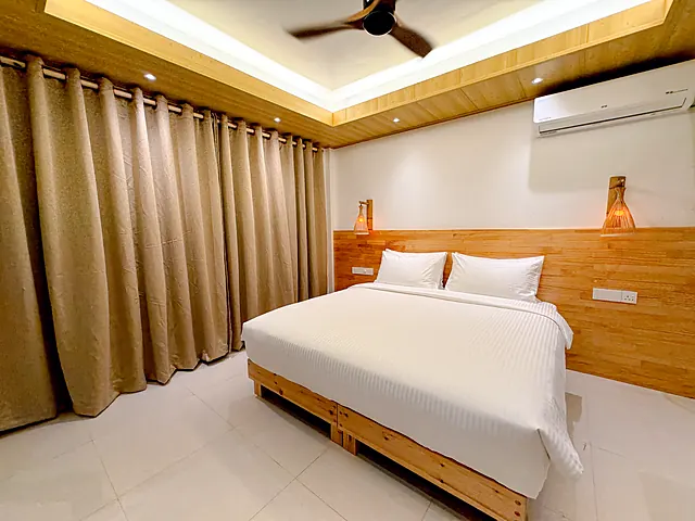 Gaafaru — la guesthouse e l'isola