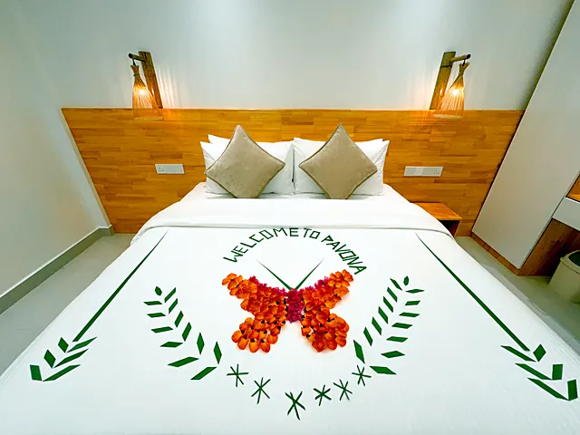 Gaafaru — la guesthouse e l'isola